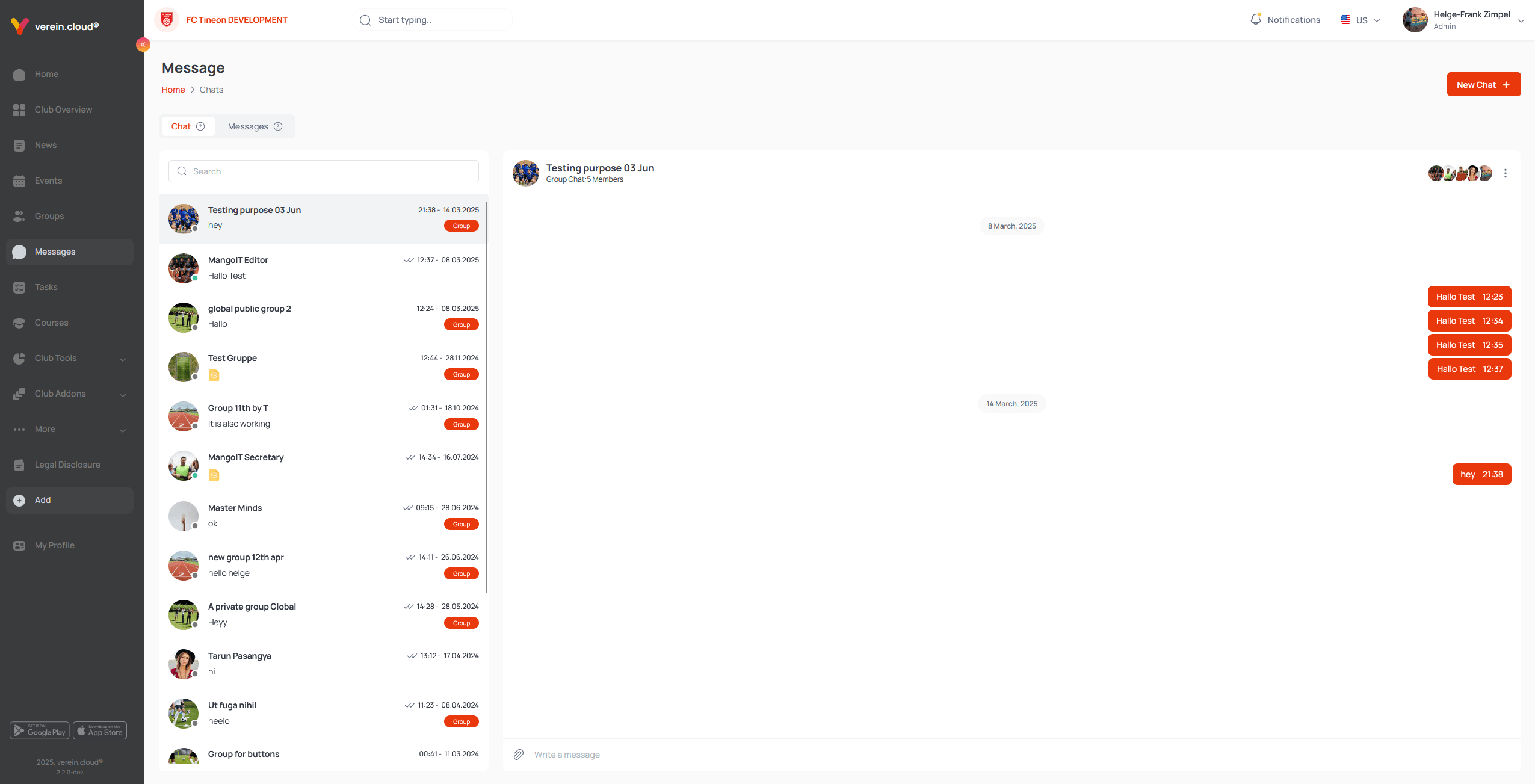 TINEON - VEREIN CLOUD