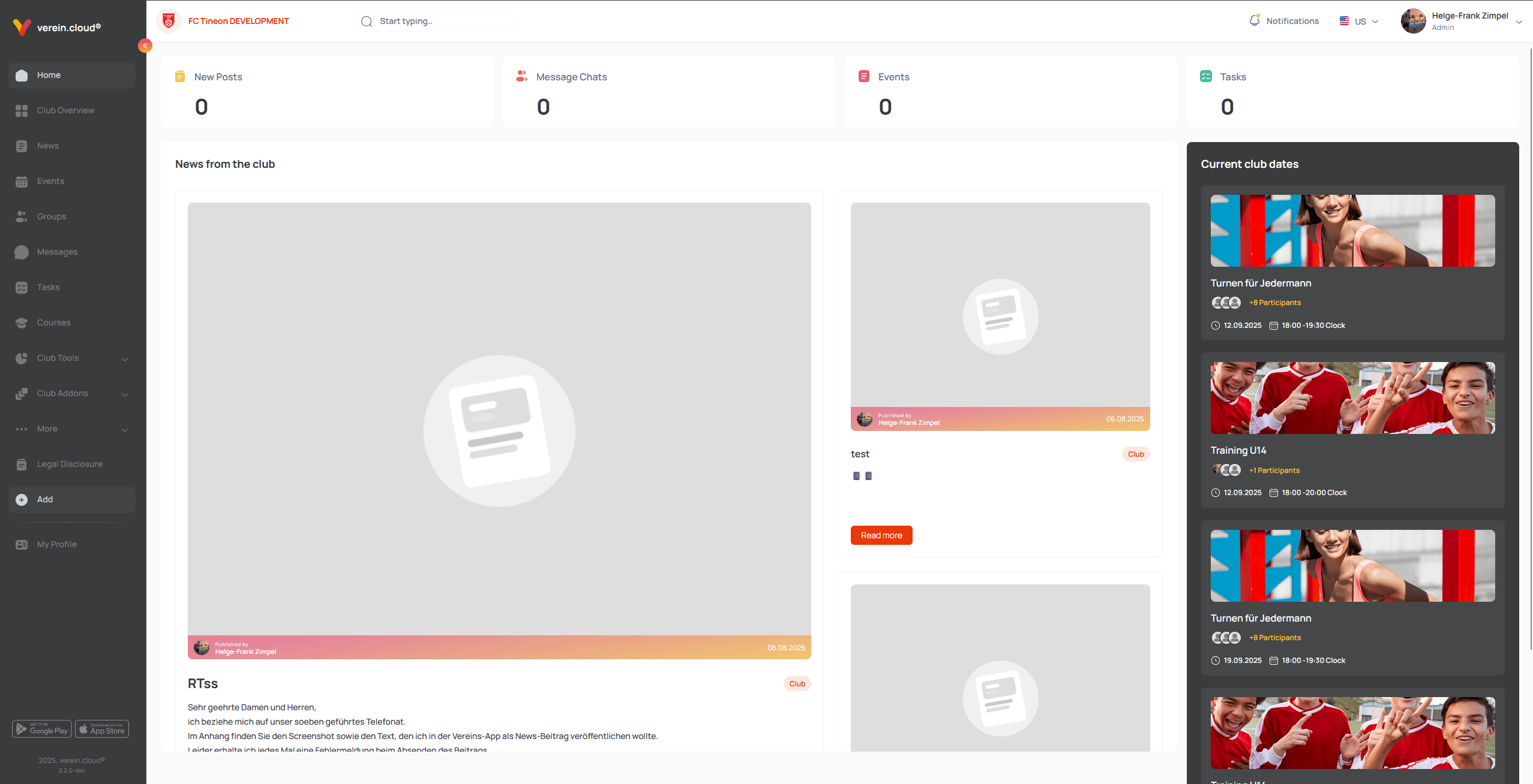 TINEON - VEREIN CLOUD