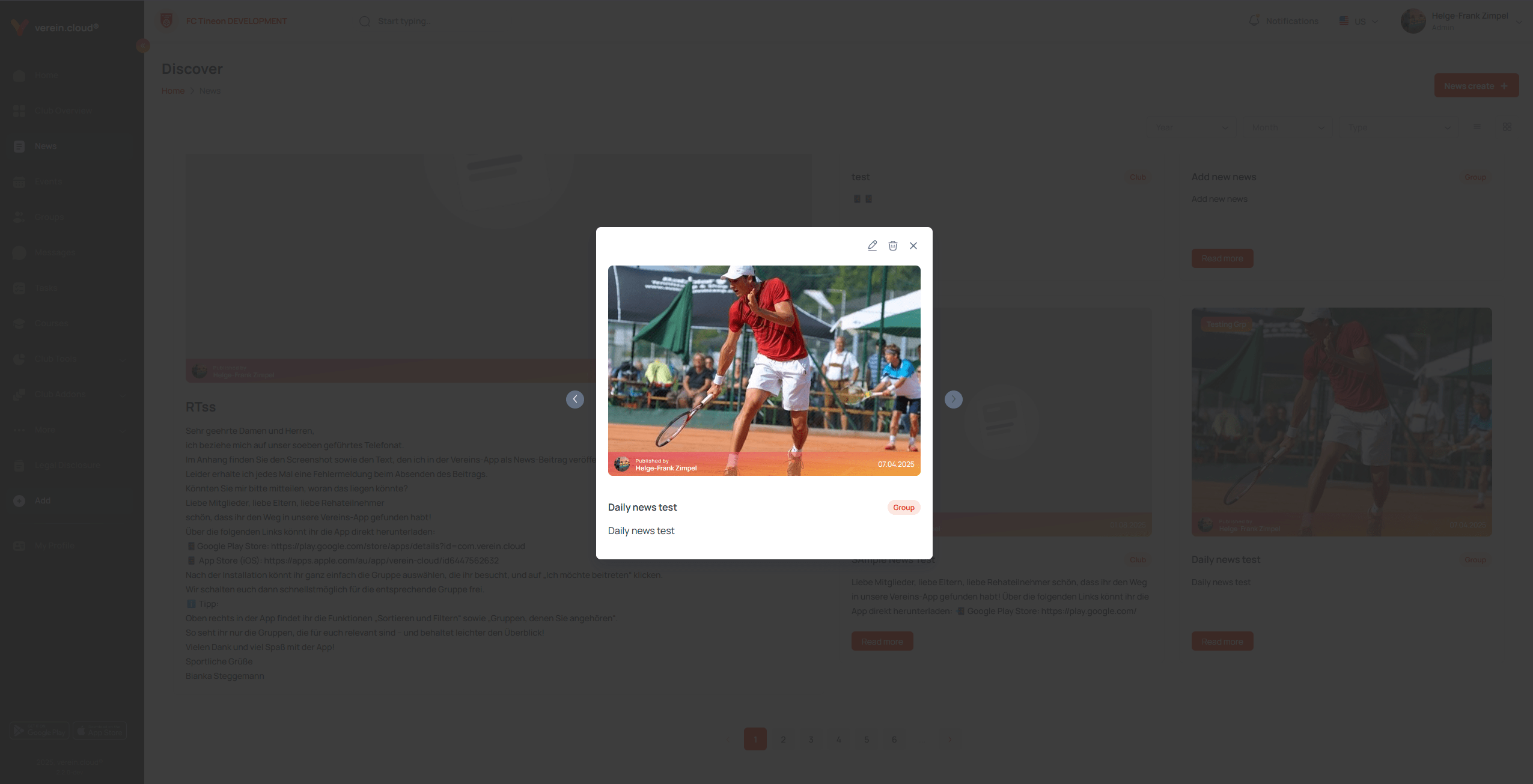 TINEON - VEREIN CLOUD